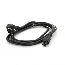 Кабель живлення Schuko PC-186 CEE7/7-IEC C5, 3.0M, 1.0mm, для ноутбука, OEM Q150