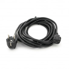 Кабель живлення Schuko PC-186 CEE7/7-C13, 5.0M, 1.0mm, OEM (євровилка) Q125