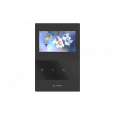 Аналоговий відеодомофон Slinex SQ-04 (black), 4,3” кольоровий екран TFT, 119×175×21 мм