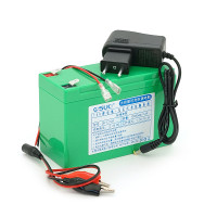 Акумуляторна батарея літієва QiSuo 12V 12A з елементами Li-ion 18650 (150X64,5X97,7) + зарядний пристрій 12,6V / 1A + крокодили