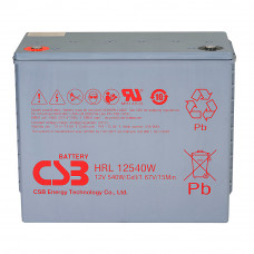 Акумуляторна батарея CSB HRL12540W, 12V 130Ah (343х170х274мм)