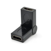 Перехідник HDMI 360° (мама-мама)
