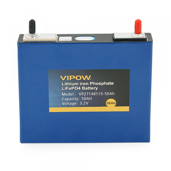 Осередок Vipow 3.2V 50AH для збирання LiFePo4 акумуляторів, (147 x 25 x 133) мм, Q8