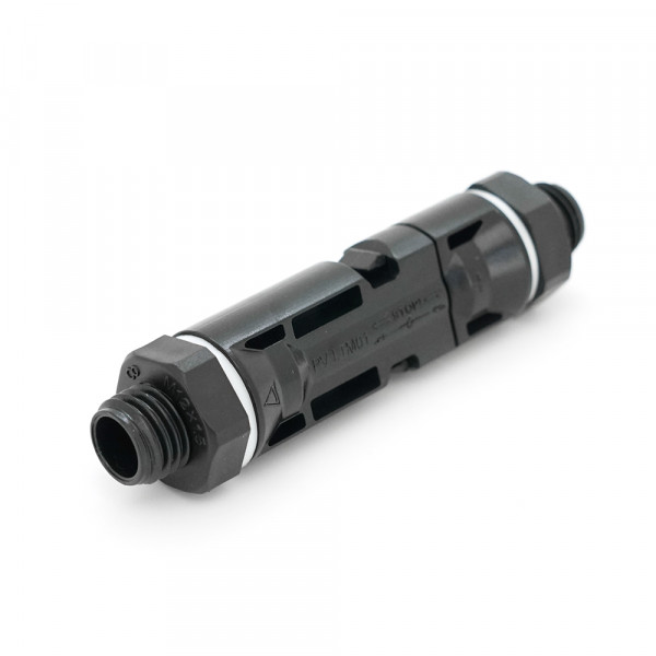 Коннектор для щитка MC4 PV-LTM4 1000V, <30A, луджений-мідний під затискач, U-подібний, під перетин 2,5-6 мм², PANEL TYPE. IP68, -40℃--+85℃, Q400 Black