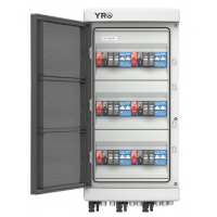 Комбінатор для сонячних систем YRPVB-6/6CB DC600V з блискавкозахистом (6 входів/6 виходів) (струм 32А 600В)