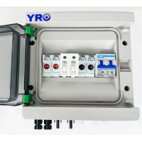 Комбінатор для сонячних систем YRPVB-2/1CB DC550V з блискавкозахистом (2 входи/1 вихід) (струм 20А 550В)