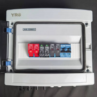 Комбінатор для сонячних систем YRPVB-2/1CB DC550V блискавкозахист+замок (2входу/1 вихід)(струм 20А 550В)