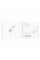 Навушники Bluetooth HOCO EW93, TWS Bluetooth 5.1, з мікрофоном, вакуумні, White, Кейс