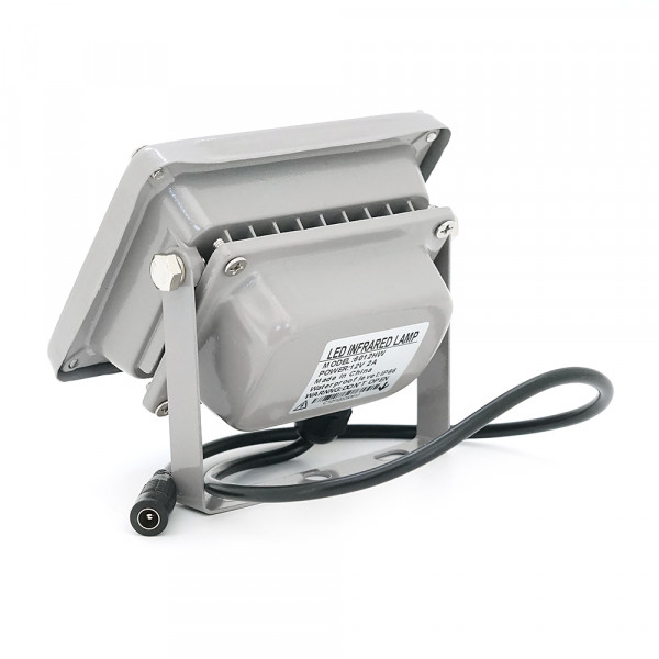 ІЧ-прожектор 6012HW. 12V, 24W, 6LED, IP66, 850Нм, кут огляду 120 °, дальність до 50м.