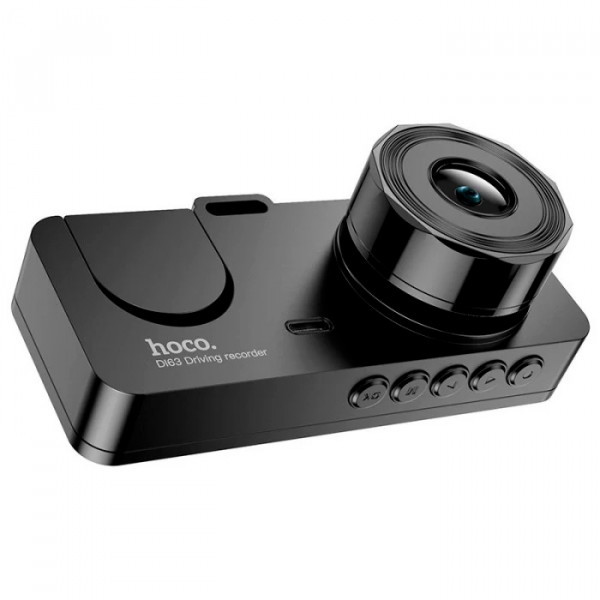 Автомобільний відеореєстратор HOCO DI63, Black, Box