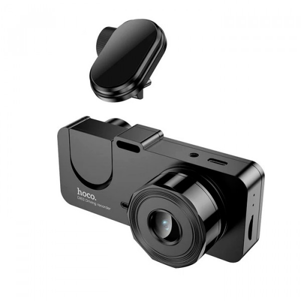 Автомобільний відеореєстратор HOCO DI63, Black, Box