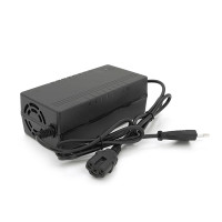 Зарядний пристрій для акумуляторів LiFePo4 36V (43.8V), 12S, 5A, штекер Triangle plug (T-tipe/C13/IEC) з індикацією.
