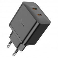 СЗУ HOCO N35, 2xUSB-C, PD45W, Black, Box