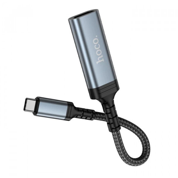 Перехідник HOCO UA43 Type-C (тато)/HDMI(мама), Black-gray