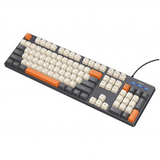 Клавіатура провідна HOCO GM61, USB, 104 клавіші, (Eng/Pyc), Gray, Box