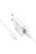 Набір СЗУ 110-240V HOCO C109A 1xUSB+ кабель Lighting, 2.1A, кабель 1м, White, Bliste