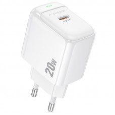 СЗУ BOROFONE BAS43A, 1xUSB-C, PD20W, White, OEM