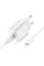 Набір СЗУ 110-240V HOCO C109A 1xUSB-C+ кабель Lighting, PD20W, кабель 1м, White, Blister