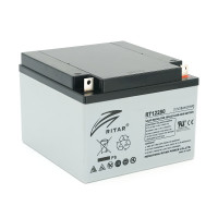 Акумуляторна батарея AGM RITAR RT12280 L5, Gray Case, 12V 28Ah (166х178х125)