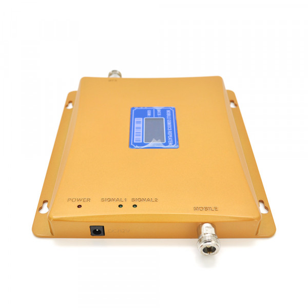 Комплект підсилювач GSM306-3G-4G 900/1800/2100МГц. Підсилювач тридіапазонний, антена прийому 20м кабелю, антена ретрансляції 3 метри. Gold