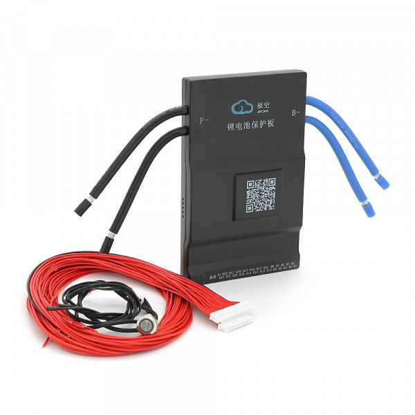 BMS плата JK-B2A24S20P Li-Ion/LiFePo4/LTO 7S-24S, 200A, CAN/RS485, 0.47mΩ, Bluetooth, Ballance 2A, підігрів + кнопка