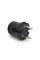 Вилка VIKO без заземлення (mimoza) 7.5А 260V, Black. ПВХ