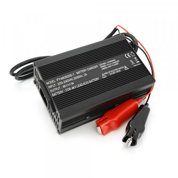 Зарядний пристрій для акумулятора AGM 48V/5A, роз'єм XT60, 135*90*50mm