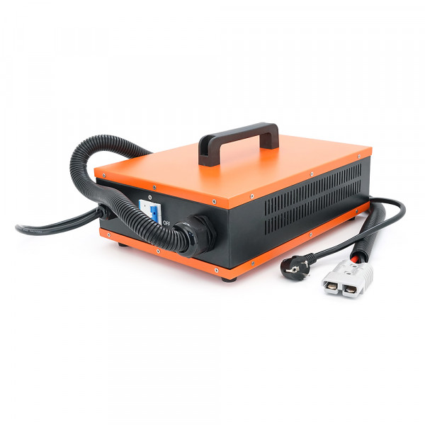 Зарядний пристрій для акумуляторів LiFePO4 24V(29,2V),8S,100A, роз'єм Anderson, 320x200x80mm