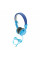 Навушники провідні Jedel WAVE6, з мікрофоном, Blue-Black, Box