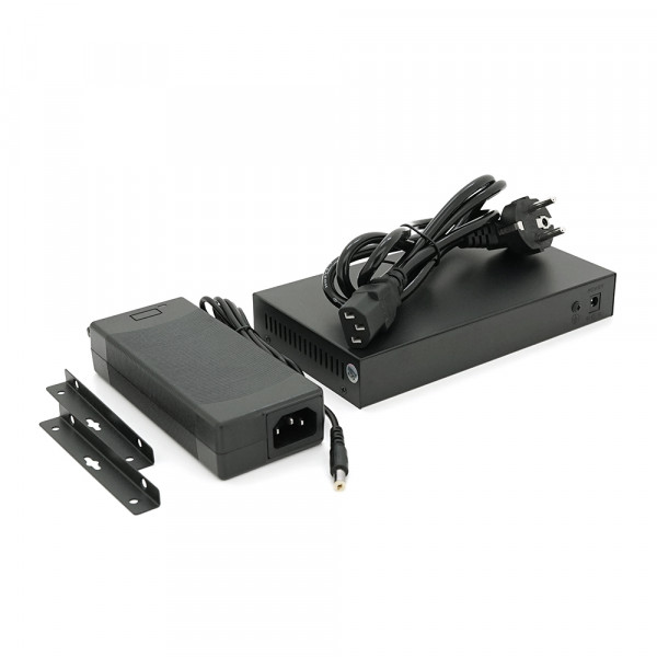 8мі портовий PoE Full Gigabit комутатор ONV-POE33108PFG, 8xPoe1000Мбіт + 1х1000 Мбіт + 1xSFP 1000Мбіт, до 250м, IEEE802.3af/at, потужність 110Вт