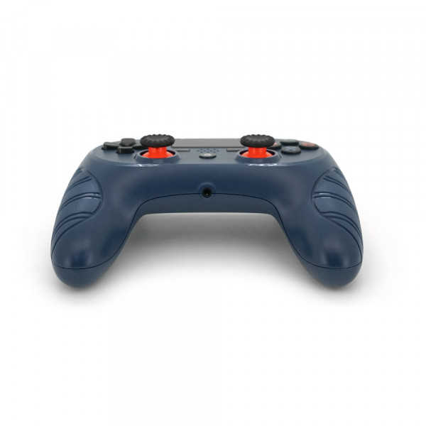 Геймпад Brazzers S8-P бездротовий для PS4 Wireless DOUBLE-motor vibration 4, роз'єм для навушників, LED light bar, Dark blue, 3.7V, 600mAh, Blister-box