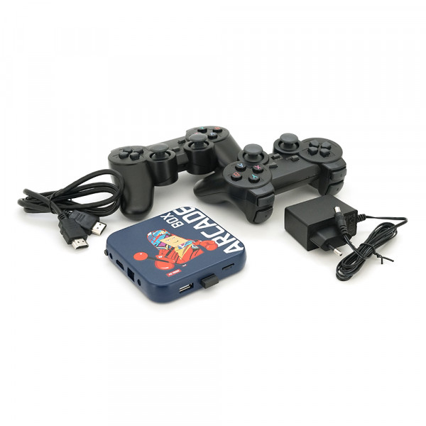 Ігрова приставка ARCDEBOX 64G dual system 4K Ultra HD, 1GB RAM, 64G, Android 11.1, CPU:S905, HDMI 2.1, 2 Геймпади, 33000 ІГР