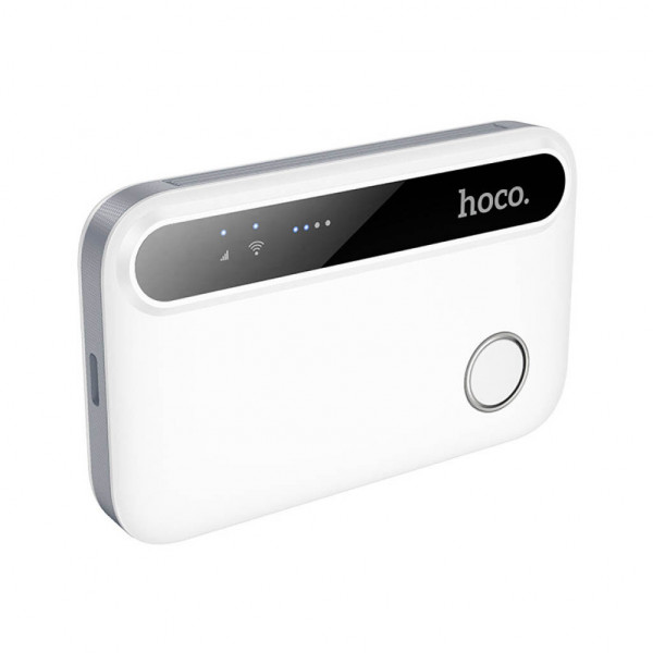 4G модем HOCO HI41(LTE), 900-2600МГЦ, 50-150Mb/s, USB, акумулятор 2100mAh, White, BOX