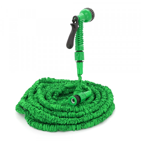 Шланг Садовий KY-375G, 10-37.5м/125ft, + розпилювач, насадка на кран, Green, Box