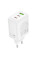 СЗУ BOROFONE BN32, 2xUSB-C+1xUSB-A, PD65W+QC3.0, White, Box