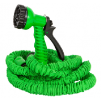 Шланг Садовий KY-75G, 2,5-7.5м/25ft, + розпилювач, насадка на кран, Green, Box