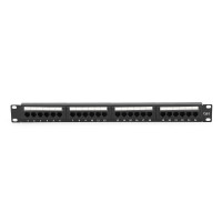Патч-панель RITAR 24 порти UTP DUAL кат 6 19 "1U НЕ екранована чорна Q25