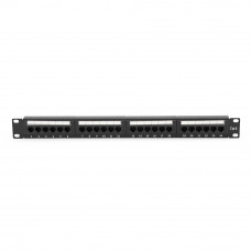 Патч-панель RITAR 24 порти UTP DUAL кат 6 19 "1U НЕ екранована чорна Q25