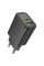 Набір СЗУ HOCO N61 + Type-C/Type-C кабель, 1xUSB+1xUSB-C, PD20W+QC3.0, кабель 1м, Black, Box