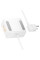 Мережевий фільтр HOCO AC28A на 2 розетки + 1 USB + 3 USB-C, 45W, 220В, кабель 2м, White, Box
