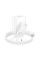 Набір BOROFONE BA21A Pro СЗУ 1xType-C+ кабель Type-C/Lighting, 20W, 1м, White, Blister