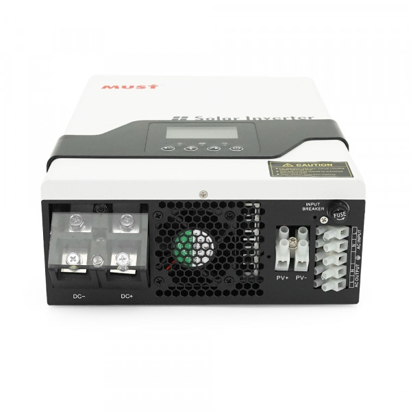 Гібридний інвертор MUST PV18-1012VMPK, 1000W, 12V, струм заряду 10/20A, 230V/4.35A, MPPT (60А, 105 Vdc)