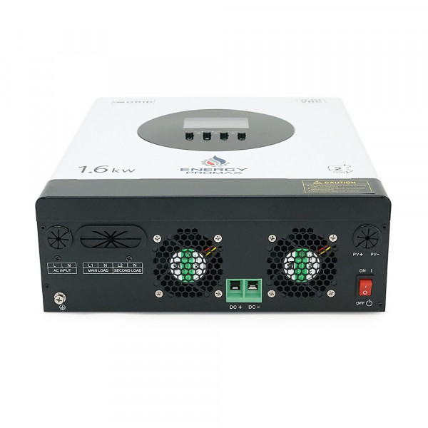Гібридний інвертор  ENERGY PROMAX VM II-1600W-12V, 2000VA/1600W, 12V, струм заряду 16-80А, MPPT 80А, 290*367*111мм, 6,4 кг