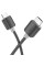Кабель HOCO HDMI-HDMI 4Kx2K Ultra HD, 2m, v2,0, круглий Black, конектор Black, Blister