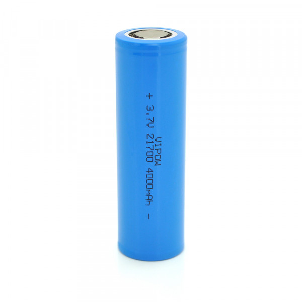 Акумулятор 21700 Li-Ion Vipow ICR21700 FlatTop, 4000mAh, 3.7V, Blue Q50/500