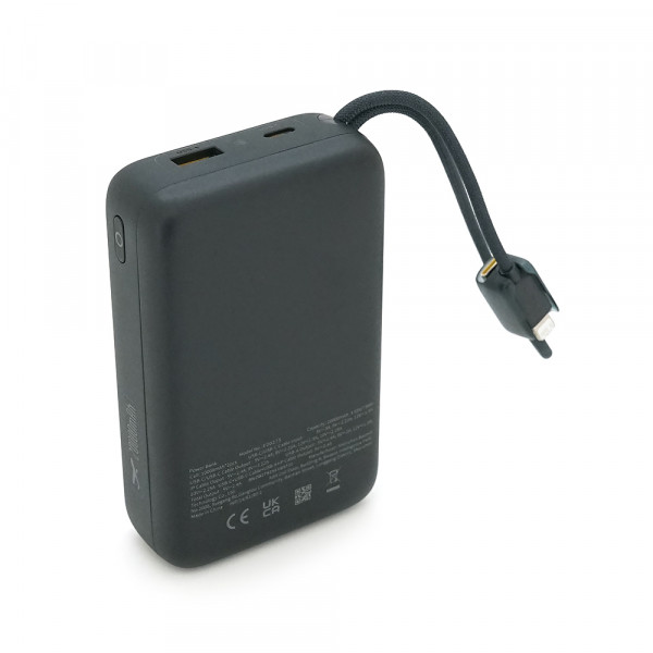PowerBank Baseus EnerFill FC11 Digital Display  Fast Charge 20000mAh 22.5W, 2*USB+Type-C, PD3.0, QC3.0, Black, Q20
