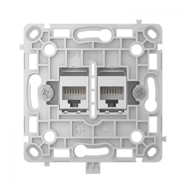 Механізм для розетки Ajax OutletCore (LAN) White
