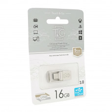 Флеш-накопичувач T&G 104, USB 3.0+Type-C, 16GB, Metal, Blister