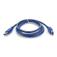 Подовжувач USB 3.0 AM/AF, 1.5m, Blue, Пакет