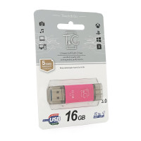 Флеш-накопичувач T&G 009 Star F, USB 3.0+Type-C, 16GB, Metal, Blister